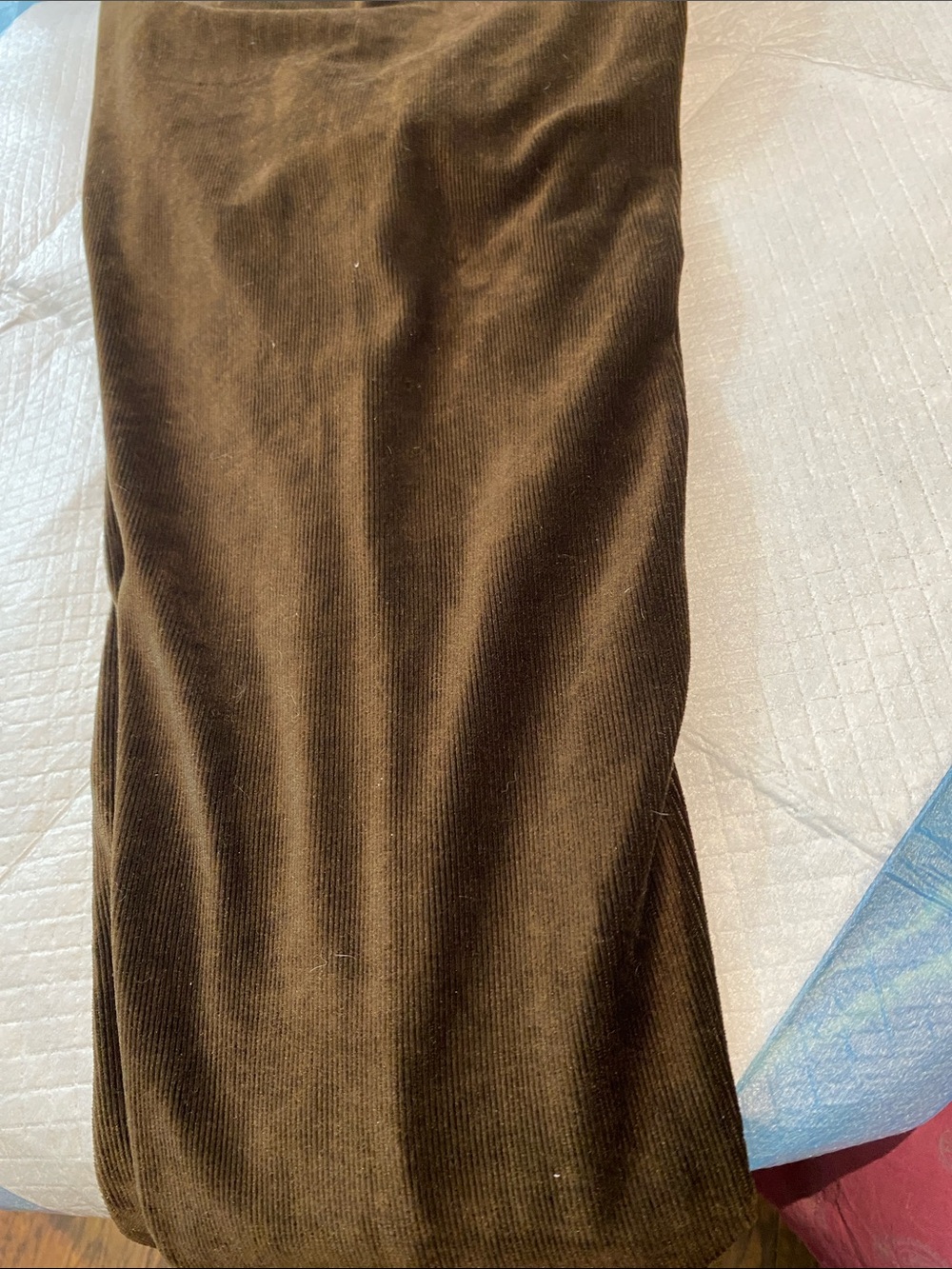 Brown Corduroy Women's Skirt - Classic A-Line Style